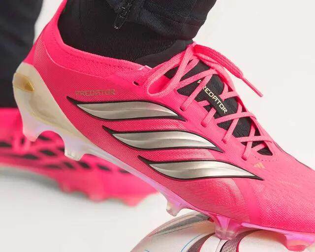 Adidas PREDATOR ELITE FG Unisex Çim Zemin Kramponu HP9973 Pembe 3/5