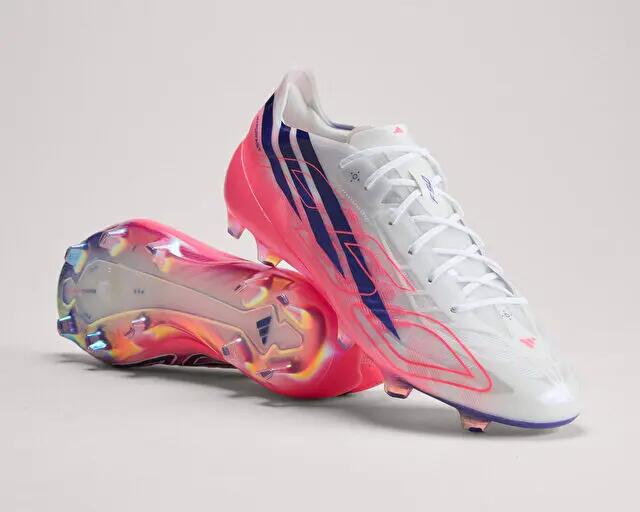 Adidas F50 HYPERFAST EVO FG Erkek Çim Zemin Kramponu KJ6109 Beyaz 2/5