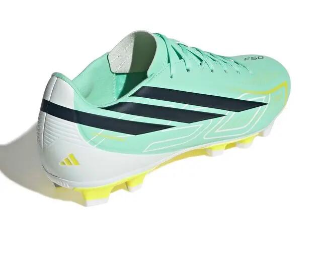 Adidas F50 HYPERFAST CLUB FG/MG Erkek Çoklu Çim Zemin Kramponu KJ0991 Yeşil 5/5