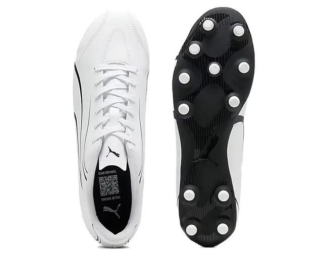 Puma Vitoria Fg/Ag Erkek Çim Zemin Kramponu 10748306 Beyaz 4/5