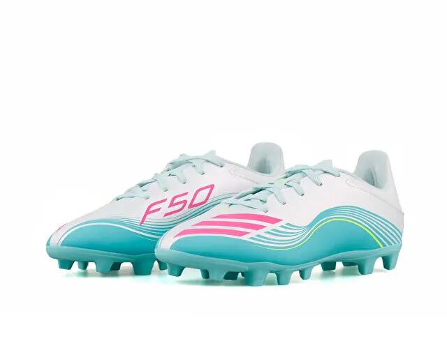 Adidas F50 Messi Club Fg/MgErkek Çoklu Çim Zemin Kramponu JQ0946 Beyaz 3/5