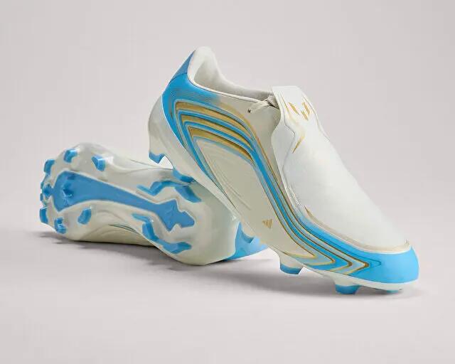 Adidas F50 MESSI LEAGUE FG Erkek Çim Zemin Kramponu IH1902 Krem 3/5