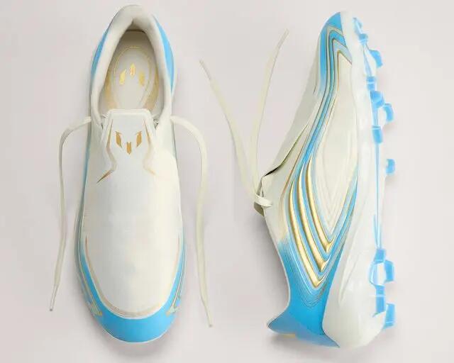 Adidas F50 MESSI LEAGUE FG Erkek Çim Zemin Kramponu IH1902 Krem 2/5