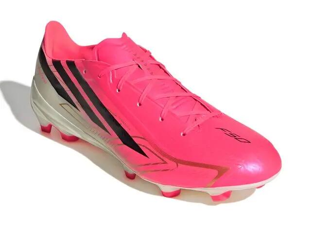 Adidas F50 HYPERFAST LEAGUE FG Erkek Çim Zemin Kramponu IH9346 Turuncu 5/5