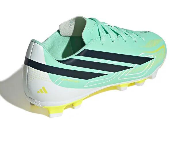 Adidas F50 HYPERFAST CLUB FG/MG J Genç Çoklu Çim Zemin Kramponu KK1305 Yeşil 5/5
