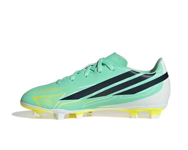 Adidas F50 HYPERFAST CLUB FG/MG J Genç Çoklu Çim Zemin Kramponu KK1305 Yeşil 2/5