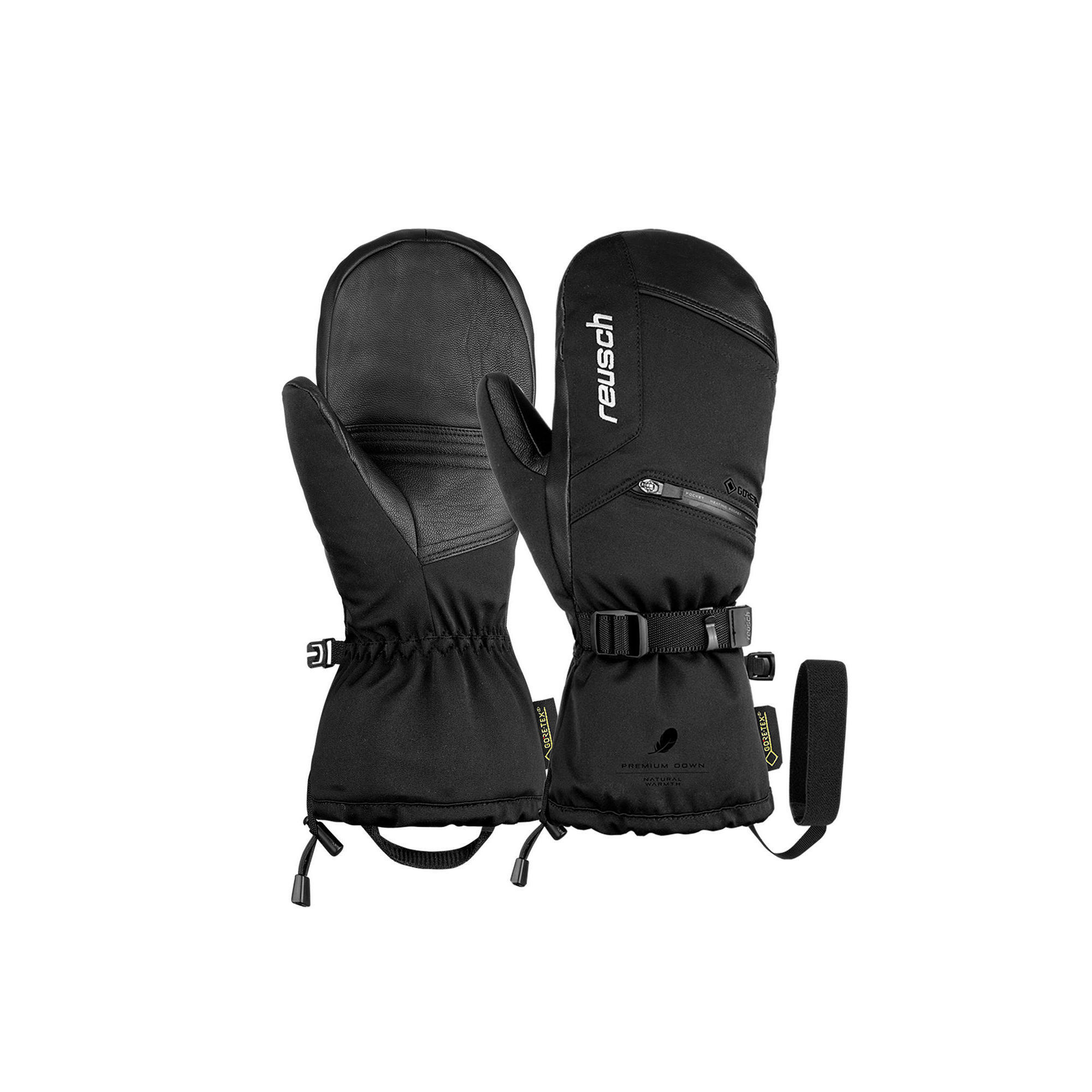 Rękawice unisex Reusch Colin Gore-Tex jednopalczaste narciarskie czarne