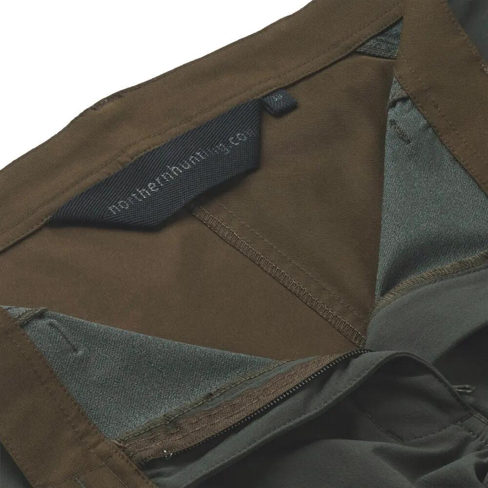 Damen - Jagdhose - Stretch, verstärkte Bereiche - Yrr - oliv-braun 5/5