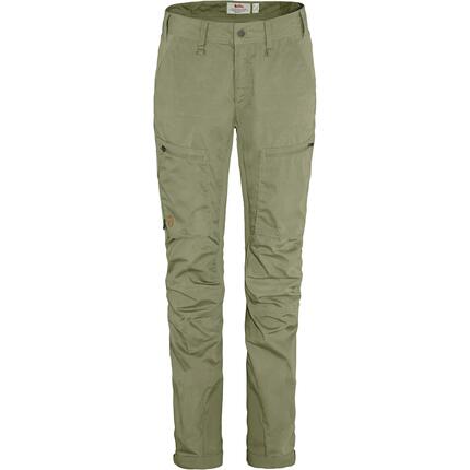 Damen-Trekkinghose - kurz, Stretch, Abisko Lite - Light Olive