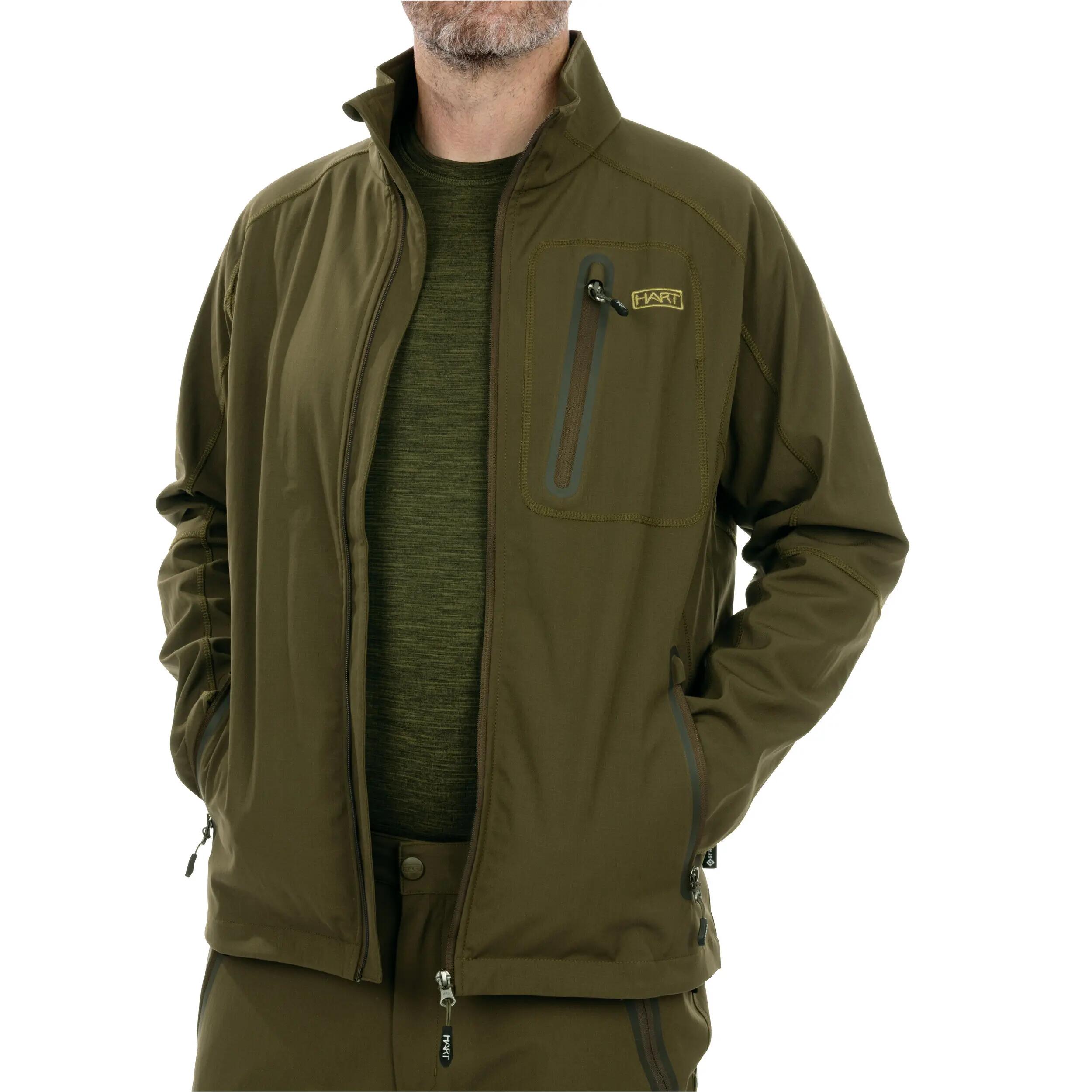 Herren - Jagdjacke - geräuscharm, 2-Wege-Stretch - Ibice-PS - Dunkeloliv 4/5