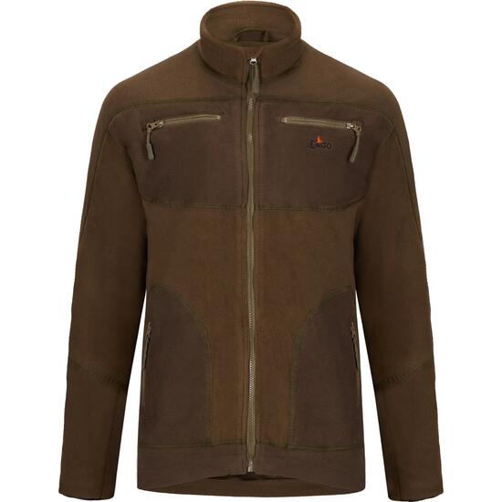 Herren - Outdoor-Fleecejacke - Geo Performance - oliv, 3XL