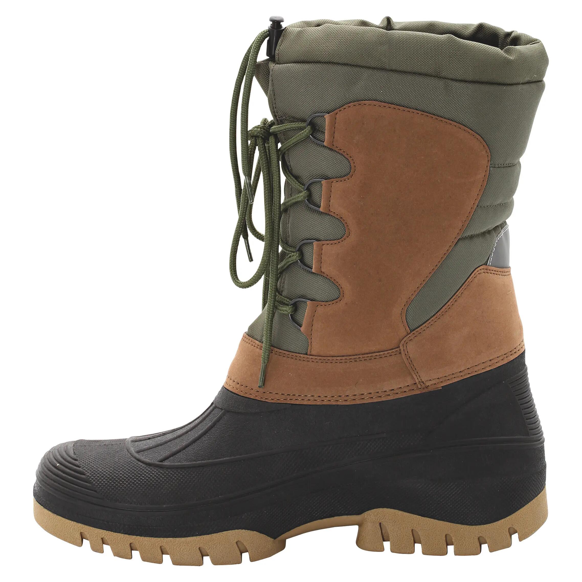 Unisex - Winterstiefel - robust, wasserabweisend - Braun/Oliv 3/5