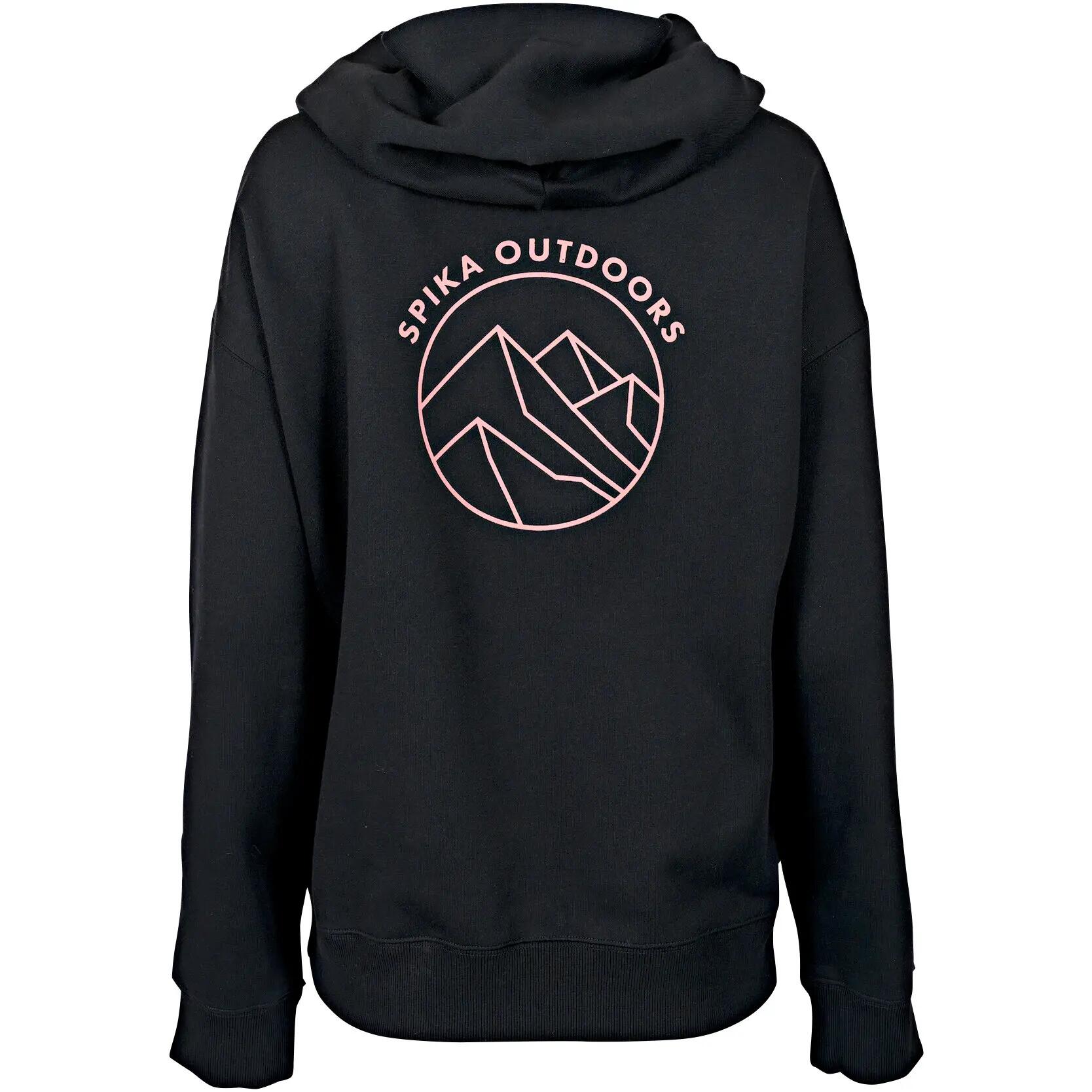 Damen - Outdoor-Hoodie - Kapuze, Kängurutasche - GO Contour - Schwarz 2/5