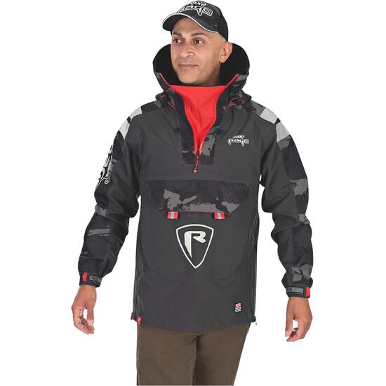 Herren - Smockjacke - Triple Layer - wasserdicht, Black Camo, 3XL