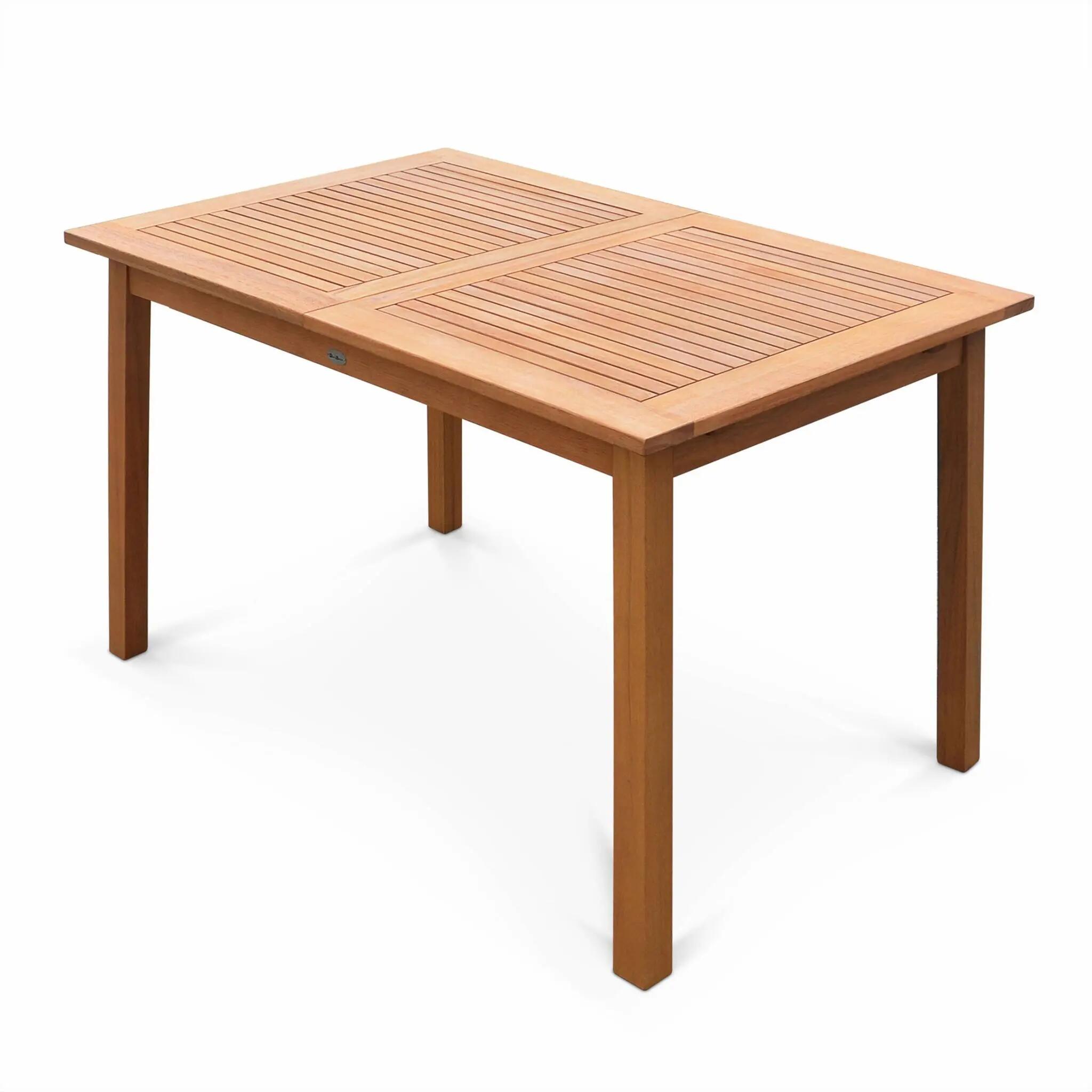 Mesa de jardim em madeira com capacidade 6 a 8 pessoas, Madeira 7/9