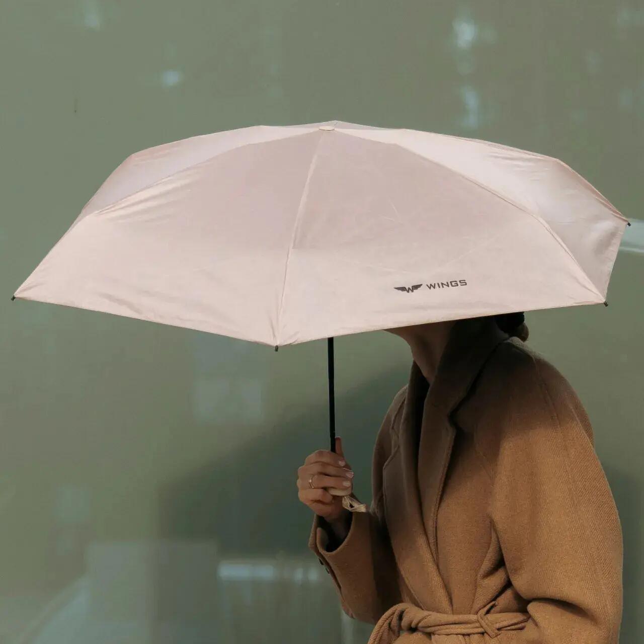 Parapluie - fast touring - compact et lÃ©ger - wings - rose 3/10