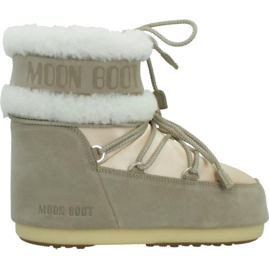 Buty MOON BOOT ICON LOW PEARLY PLUS 14099100 01 Beżowy 4/5