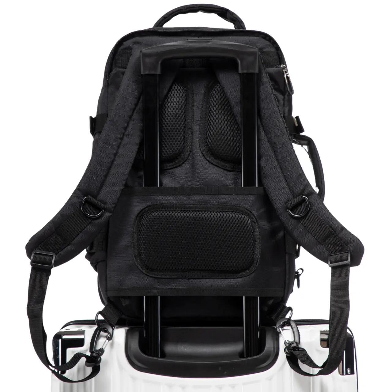 Damen und Herren - Fast Touring - 2-in-1-Kabinenrucksack - Tanager - Schwarz 9/10