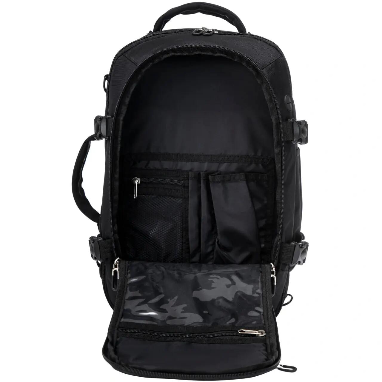 Damen und Herren - Fast Touring - 2-in-1-Kabinenrucksack - Tanager - Schwarz 5/10