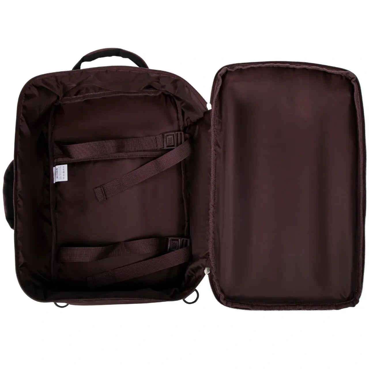 Sac Ã  dos cabine - voyage rapide - mixte - 2-en-1, 21 l - tanager - bordeaux 8/10