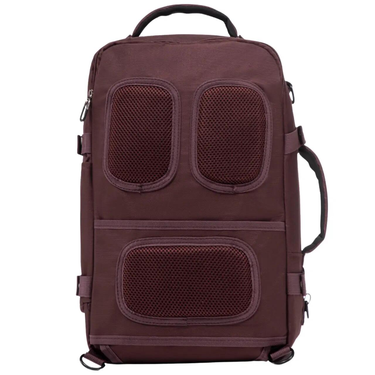 Sac Ã  dos cabine - voyage rapide - mixte - 2-en-1, 21 l - tanager - bordeaux 2/10