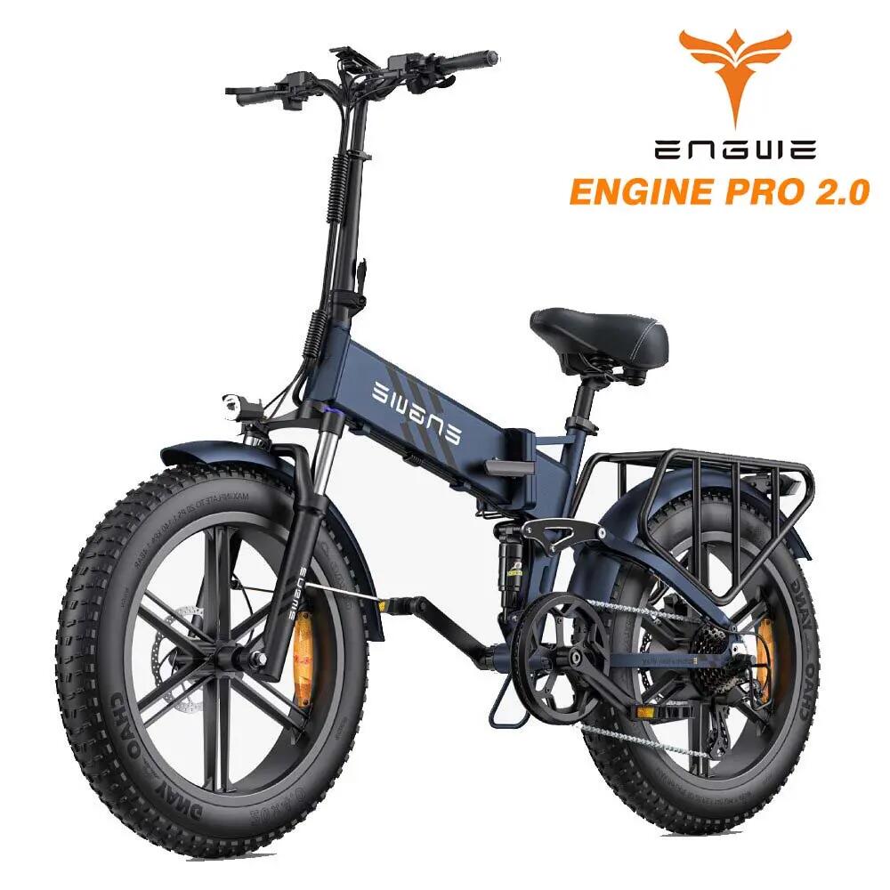 ENGINE PRO 2.0 Възрастен електровелосипед 52V 16Ah, широки теренни гуми 20"