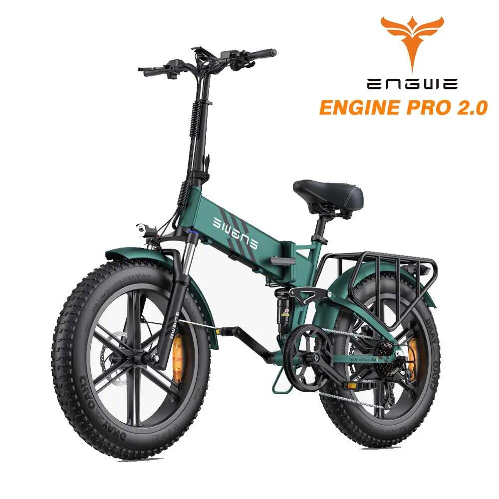 ENGINE PRO 2.0 Възрастен електровелосипед 52V 16Ah, 20" широки теренни гуми