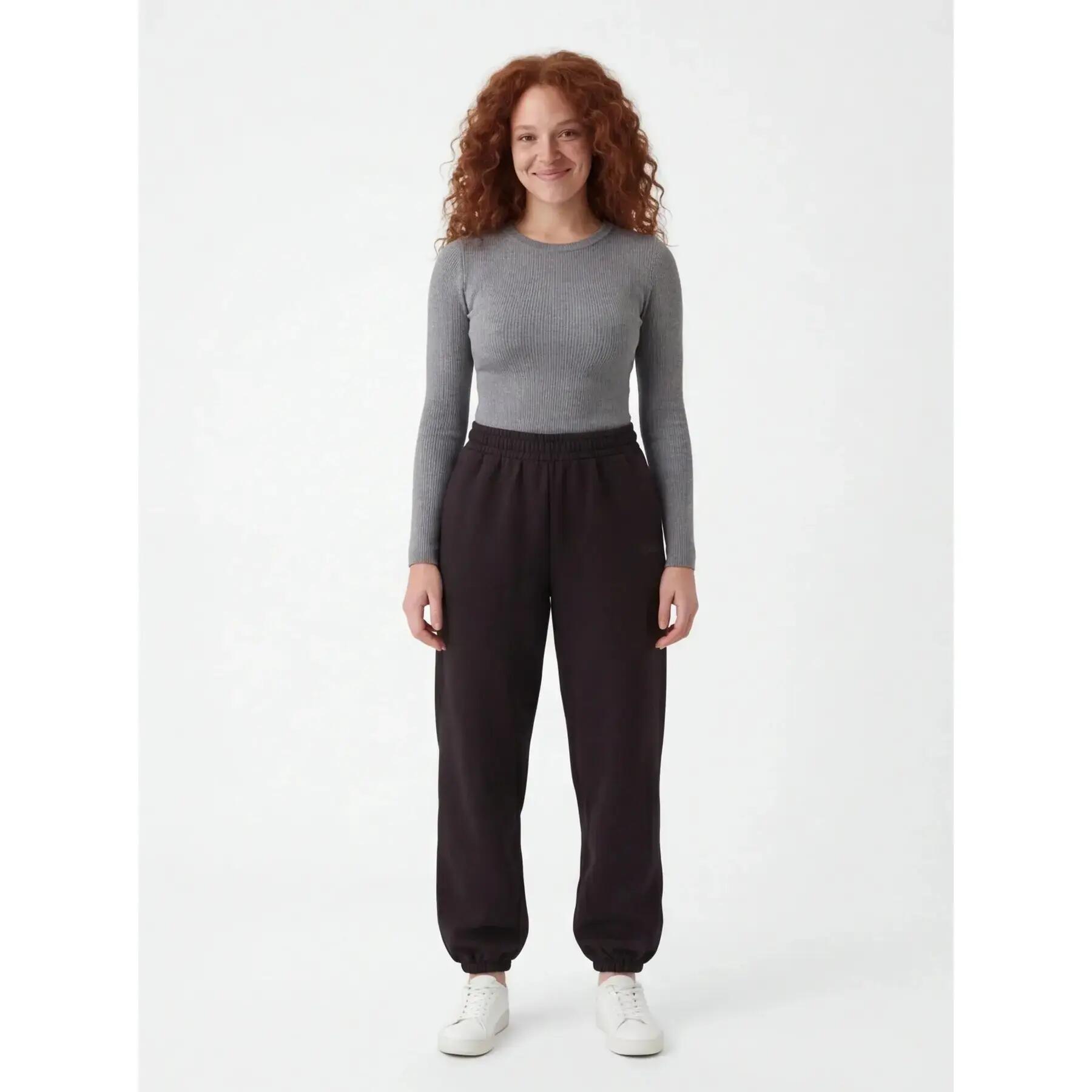 Joggingbroek - snel wandelen - dames - oversized - WINGS - zwart 2/9