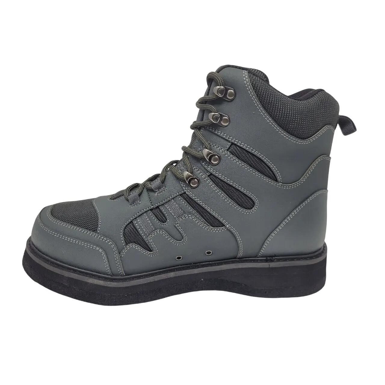 Kogha Watschuhe, hoch, Filzsohle, Graugrün, Größe 44 2/5