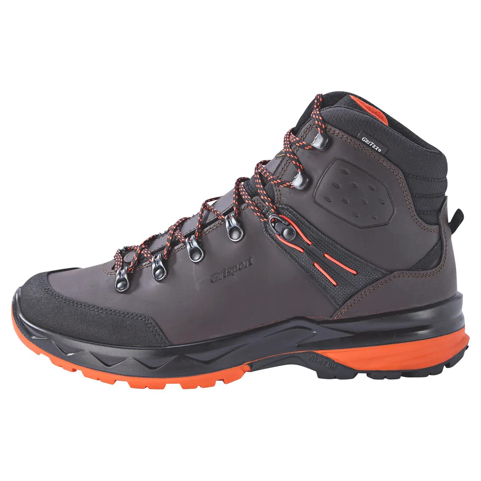 Herren - Outdoorstiefel - Leder - Vibram-Sohle - Bermio - Braun 3/4