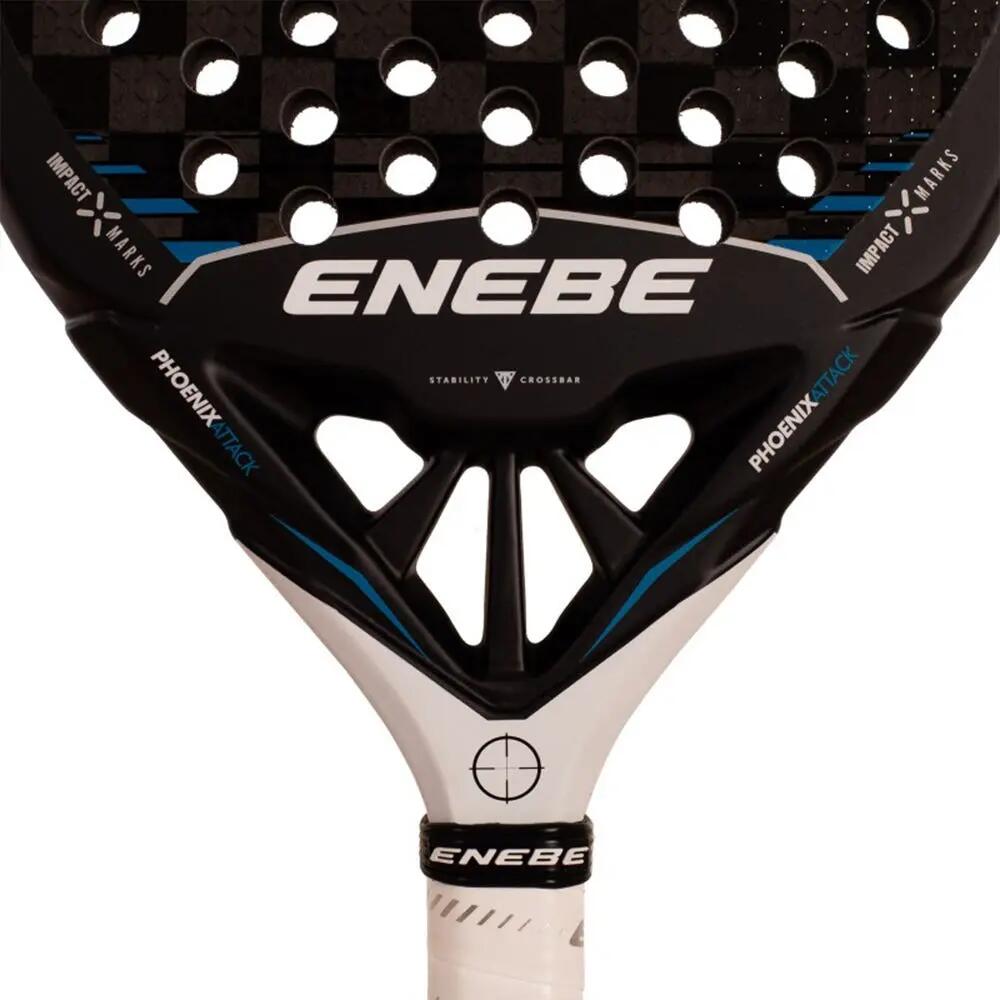 Enebe Phoenix Attack Semi-Pro Paddle Racket Silver 4/7