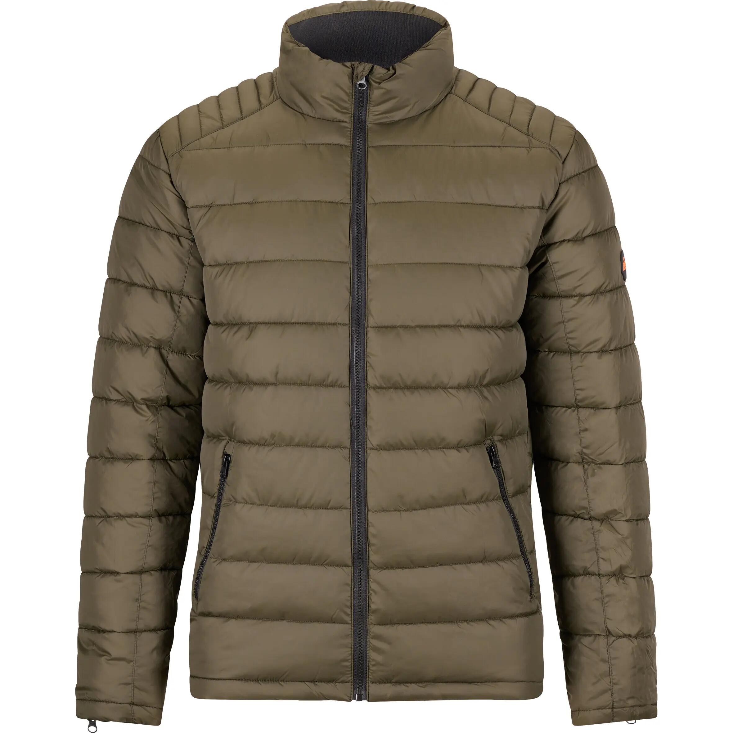 Herren - Outdoor-Steppjacke - leicht, vielseitig - Grönland - Oliv 1/4