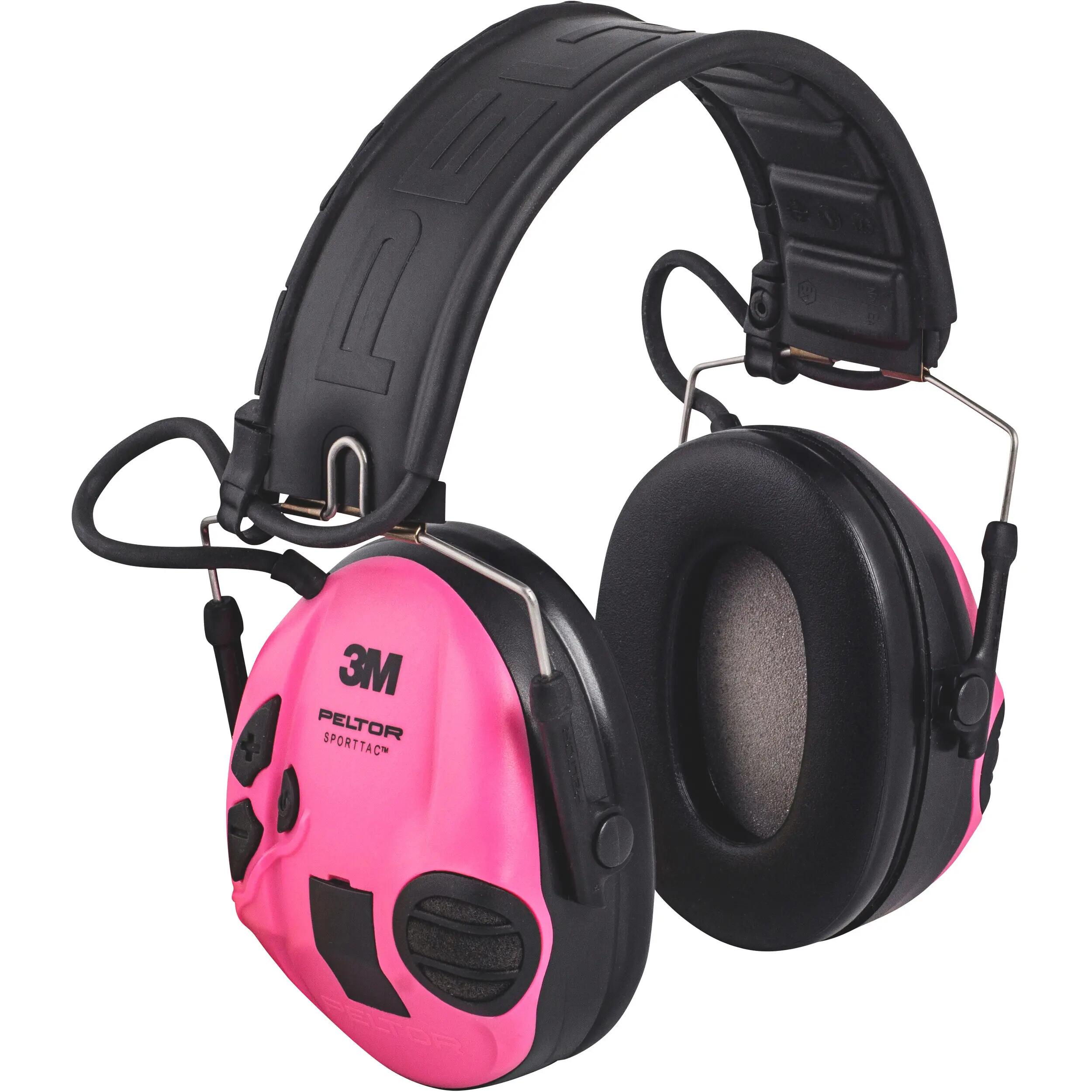 Jagd und Schießsport - Gehörschutz-Headset - faltbar, Pink - PELTOR SportTac 2/5