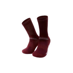 Fietssokken unisex bordeaux rood