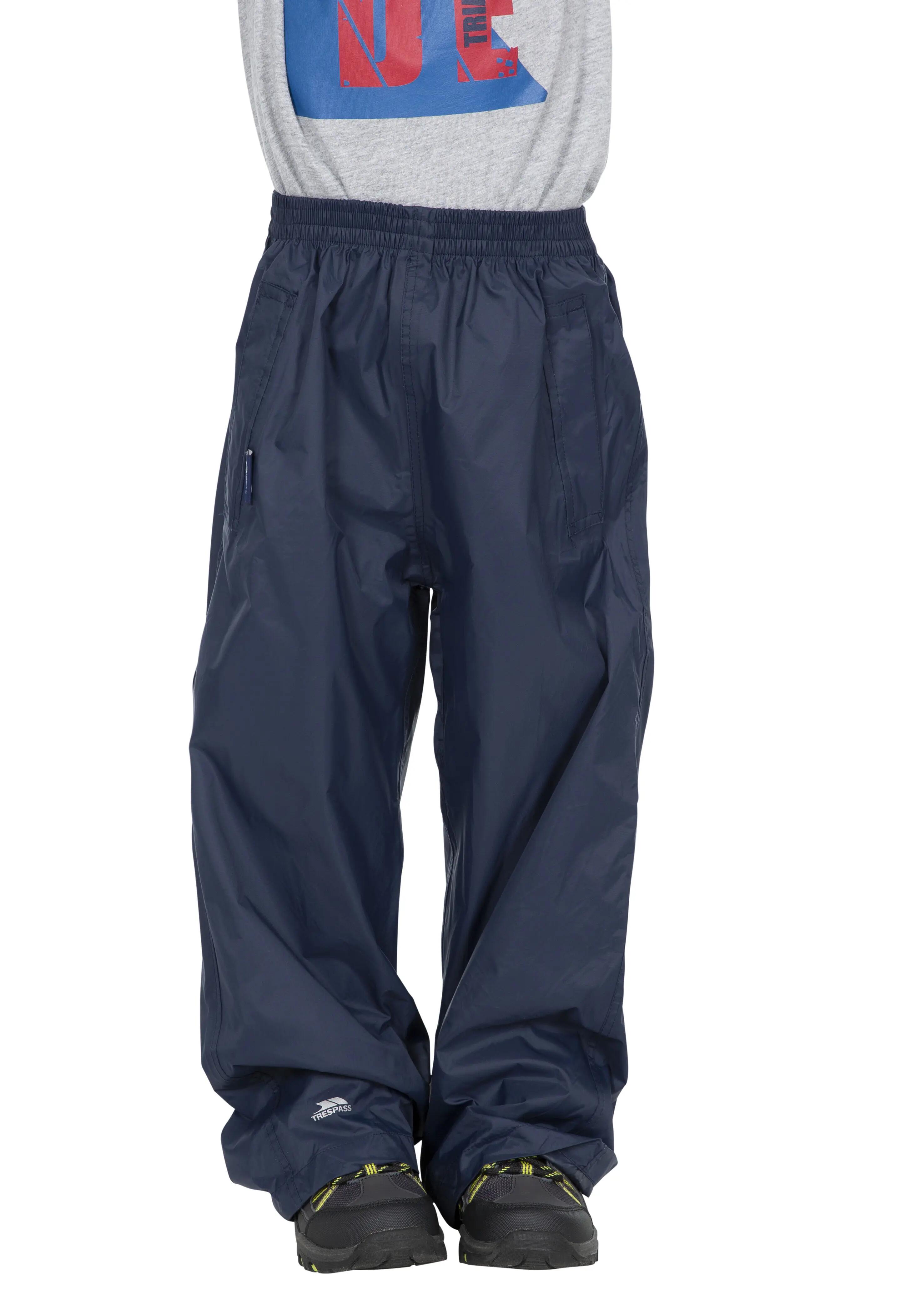 Trespass Qikpac Pant - Unisex Kids Packaway Trs Marine 7/8 5/7