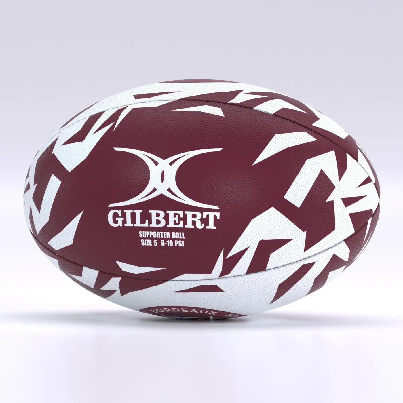 Ballon de rugby Supporter Union Bordeaux Bègles Gilbert - Taille 5 3/3