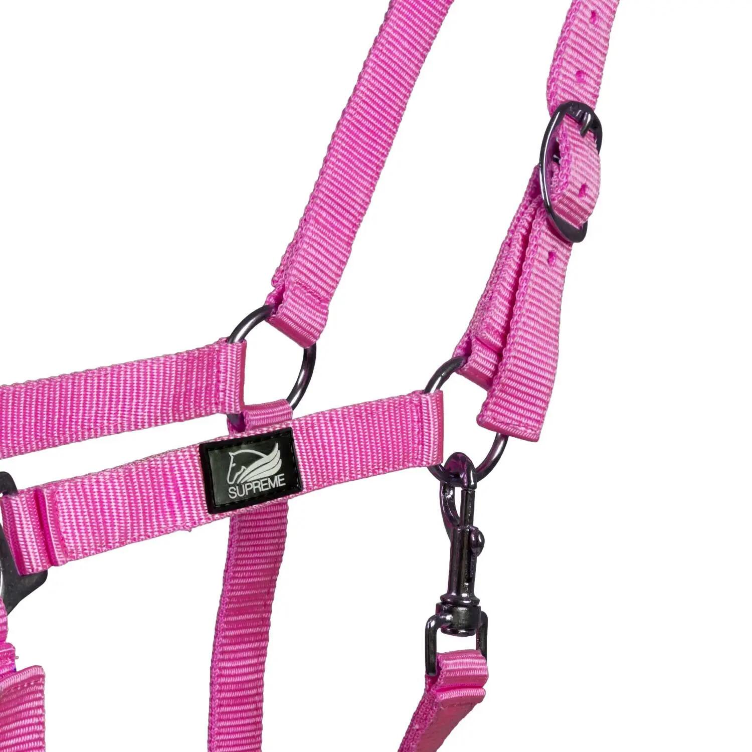 Cabezada de nailon con doble ajuste 3/4