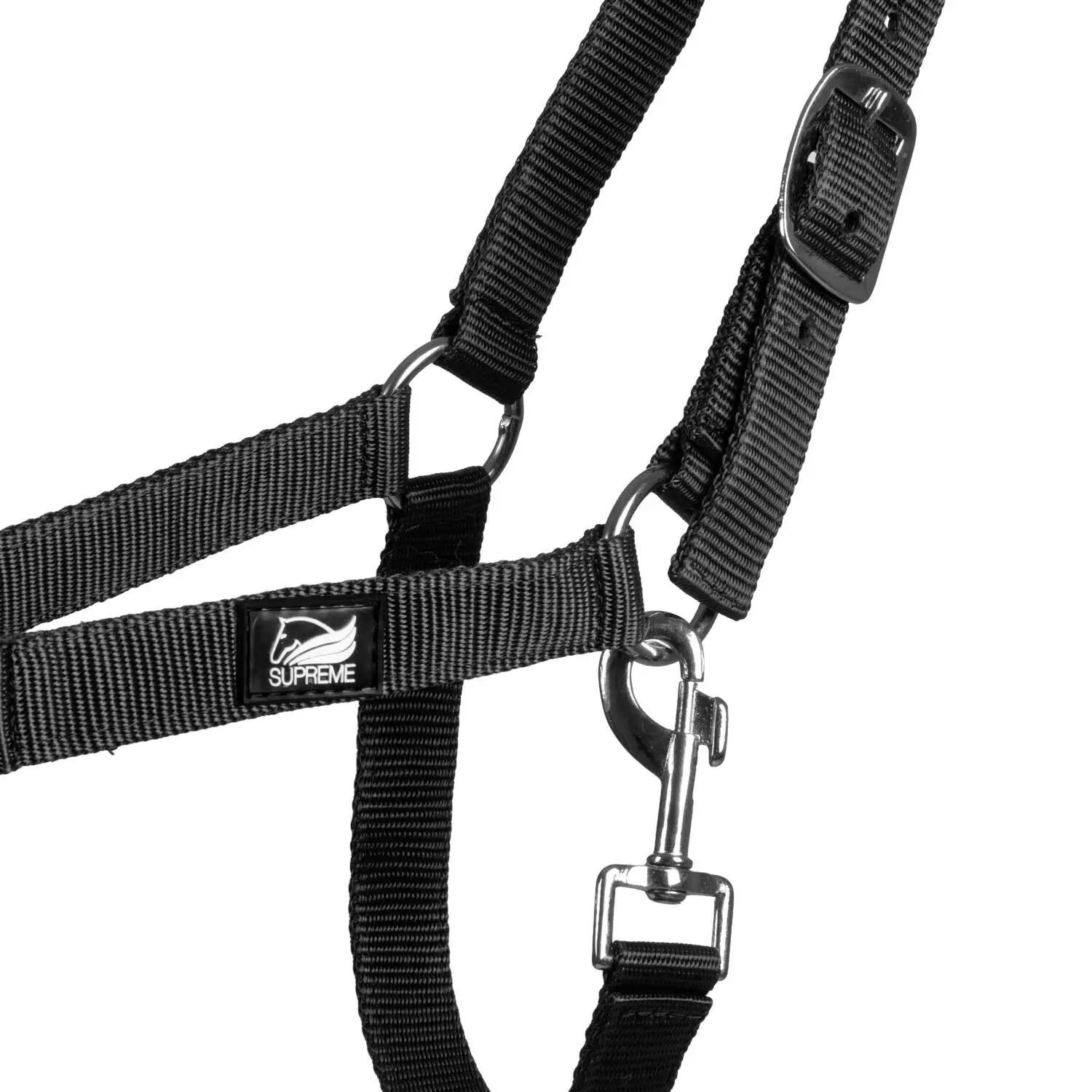 Cabezada de nailon con doble ajuste 3/4
