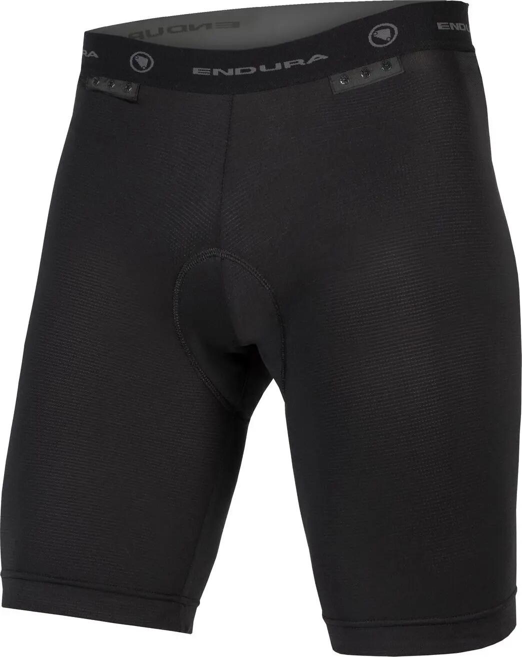 Endura Clickfast Padded Underpants, Black, Men's 1/5