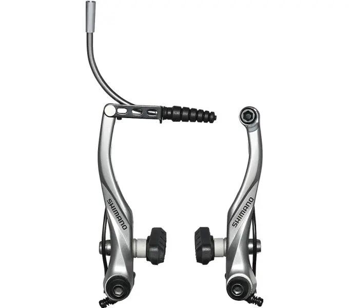Shimano Alivio T4000 V-Bremse Hinterrad in Silber 4/7