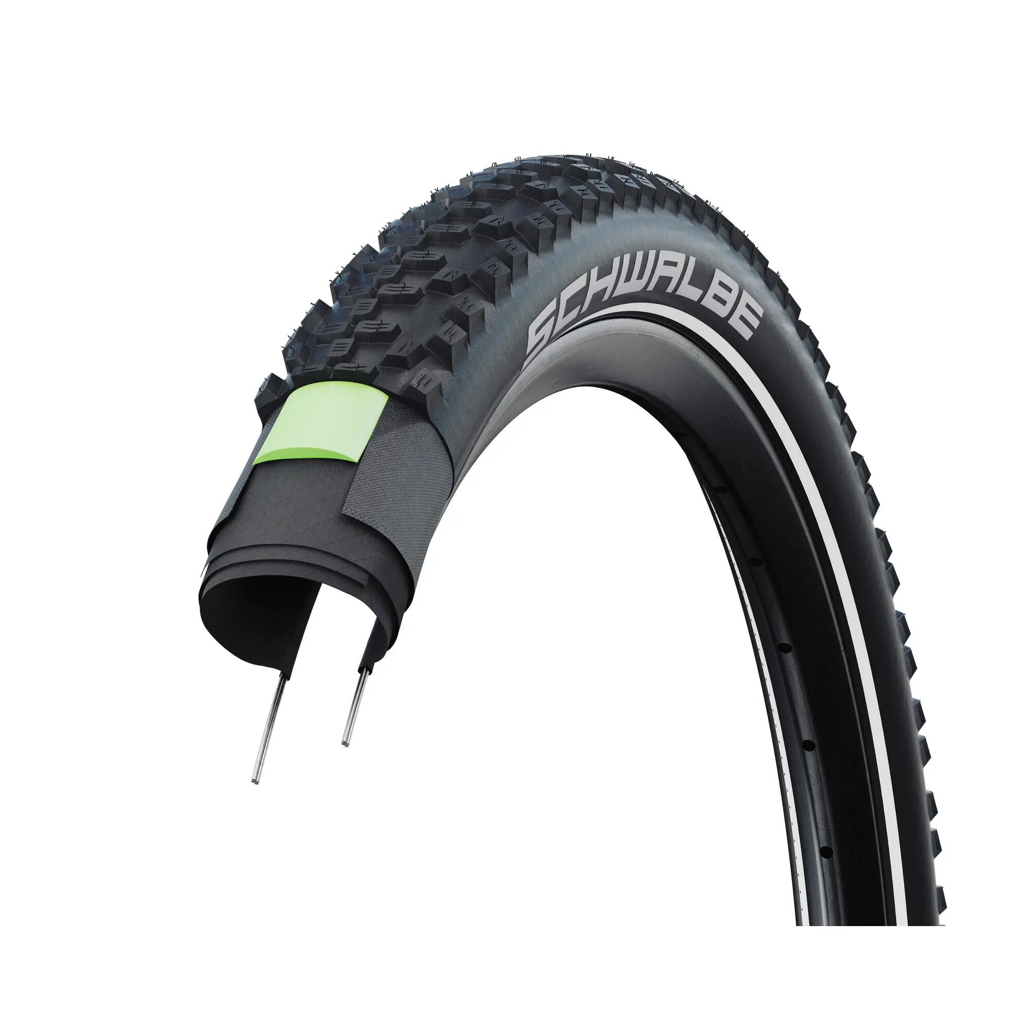 Pneu Schwalbe Smart Sam Plus 20'' Tubetype Rigide DD GreenGuard Addix Reflex E-5 4/7