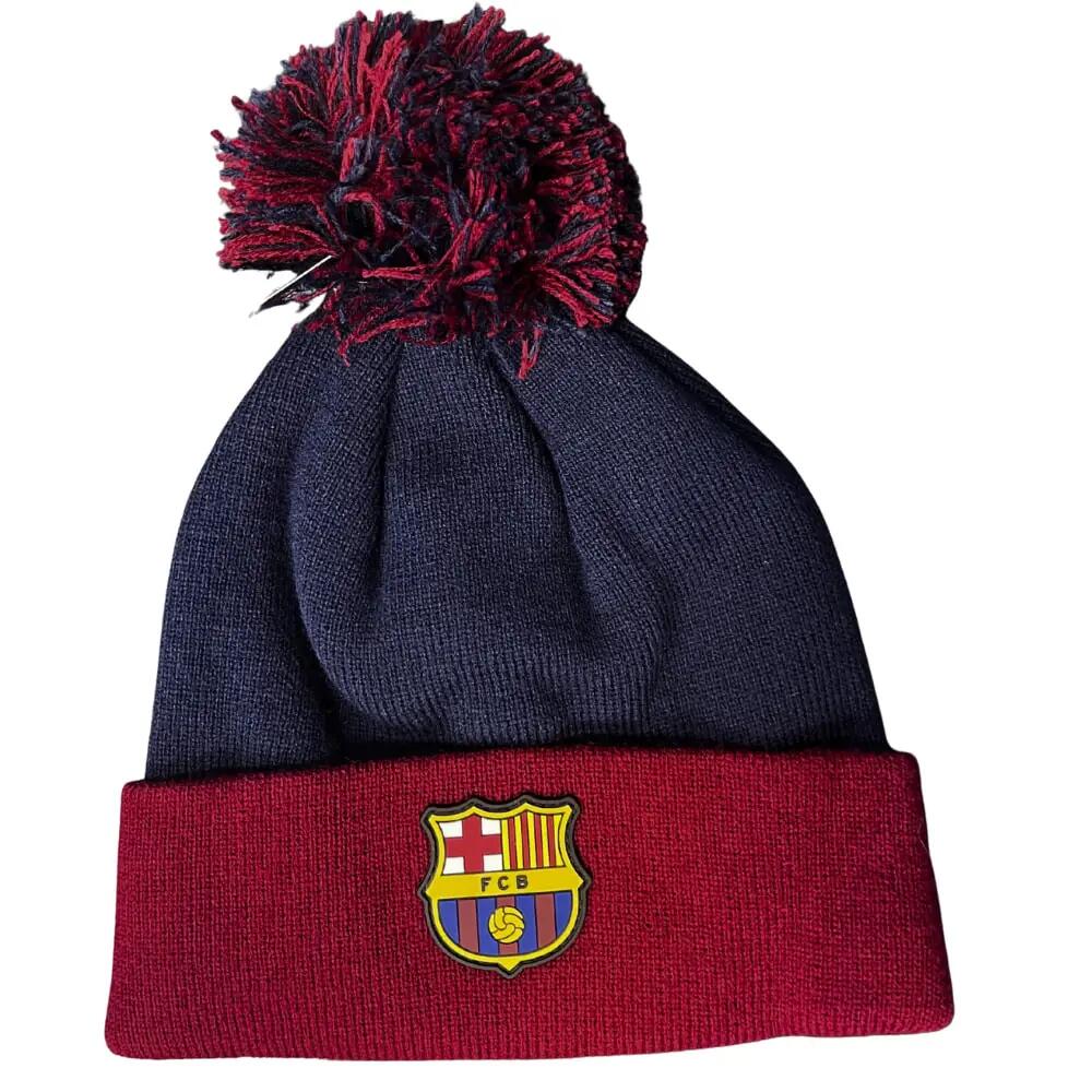 FC Barcelona téli sapka Hat Tassel N8 Junior sötétkék 1/6