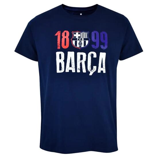 T-shirt adulte bleu foncé du FC Barcelone 1899