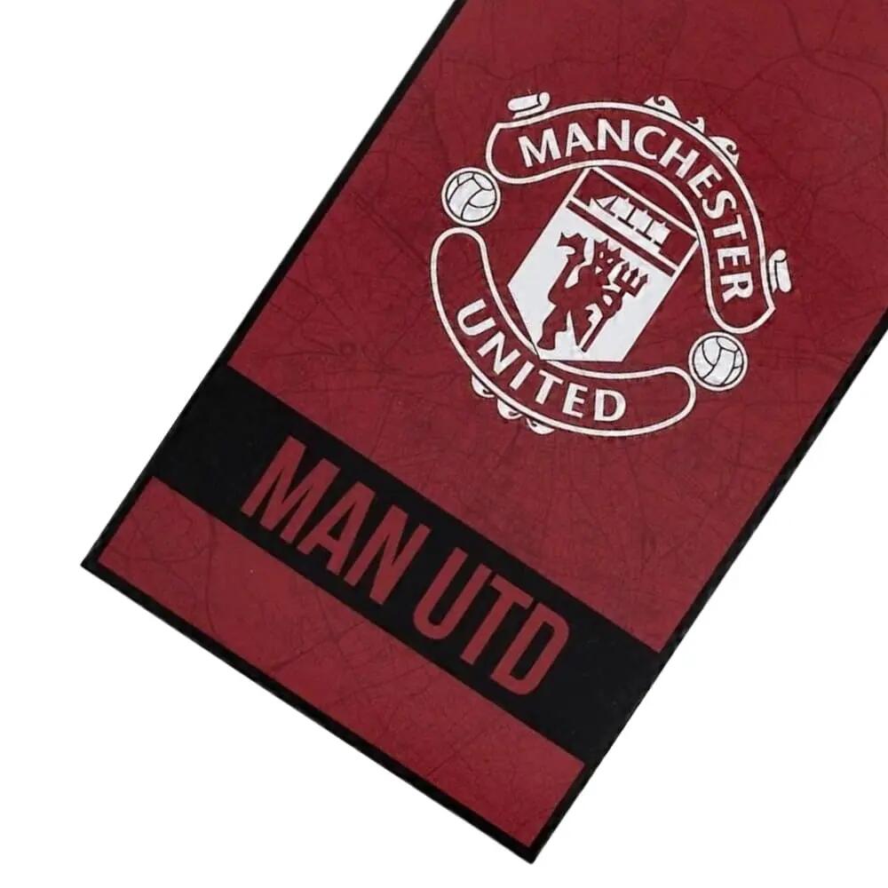Toalha de praia em microfibra Adultos Manchester United 70x140 cm Vermelho 3/6