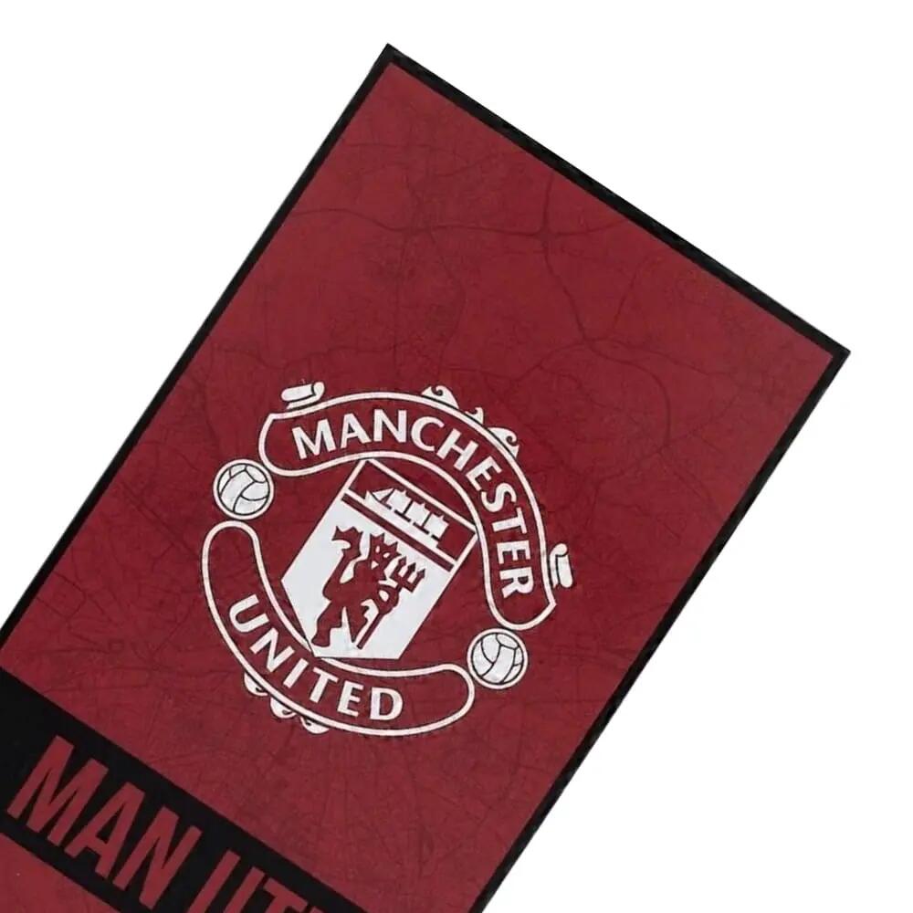 Toalha de praia em microfibra Adultos Manchester United 70x140 cm Vermelho 2/6