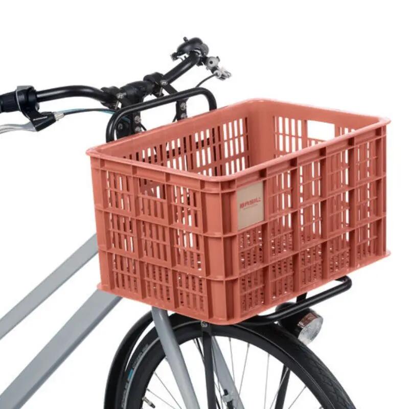 Basil Bike Crate L - 40 Liters - Red - Durable and Spacious 1/7