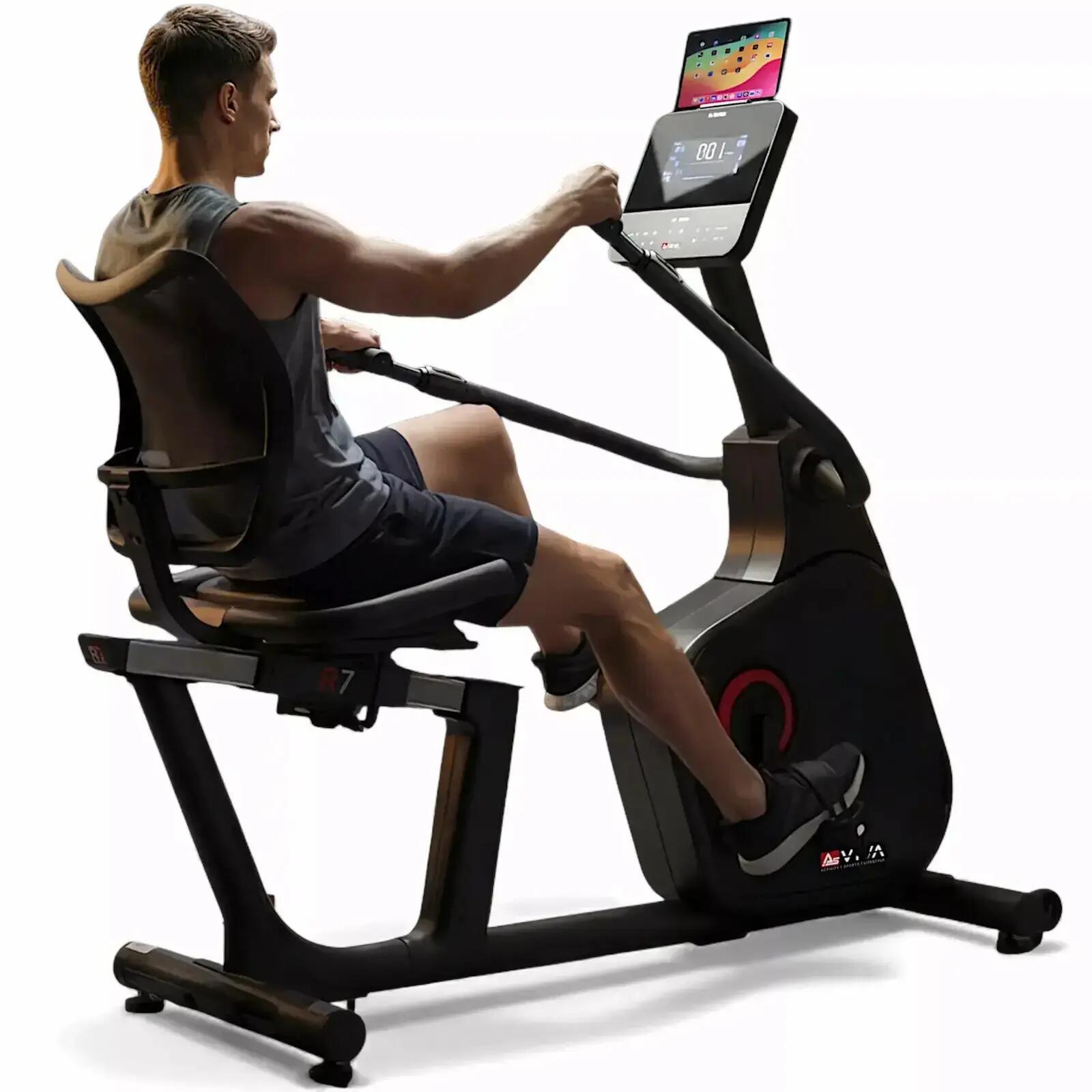 AsVIVA R7 Liegeergometer mit Armtrainer 1/13