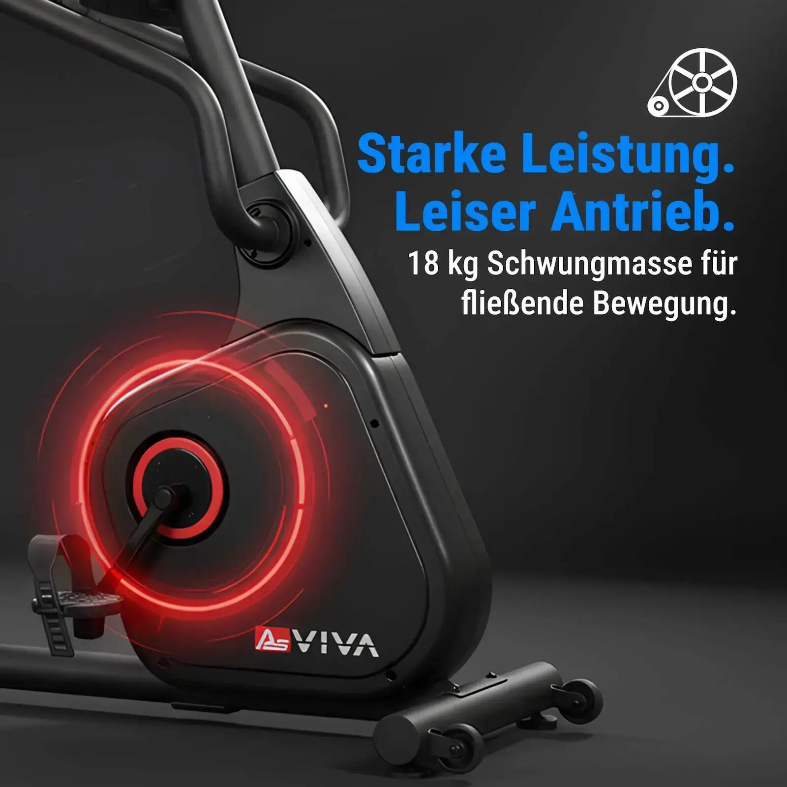 AsVIVA R7 Liegeergometer mit Armtrainer 7/13