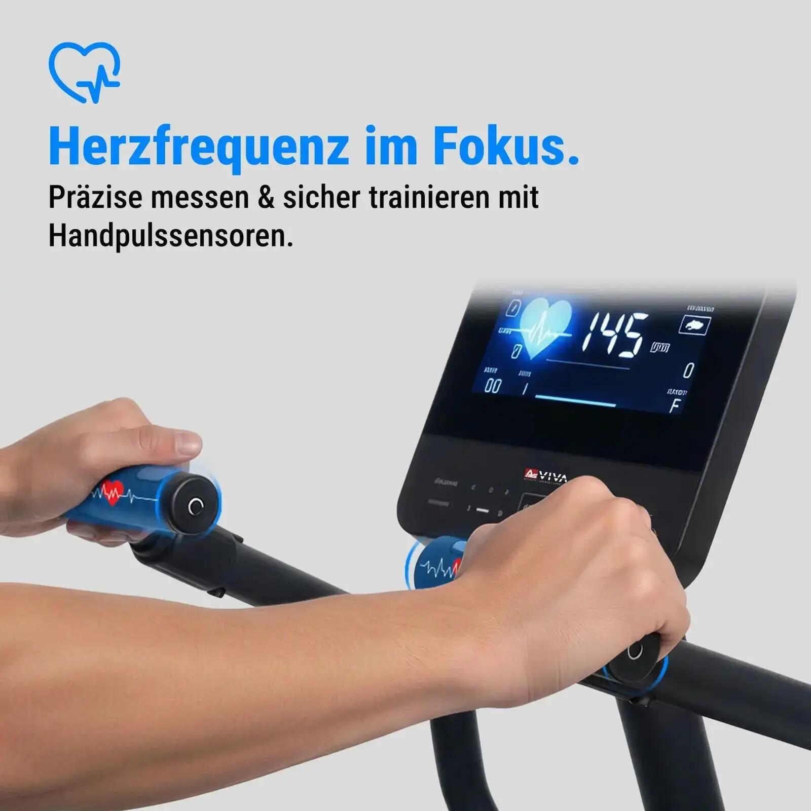 AsVIVA R7 Liegeergometer mit Armtrainer 13/13