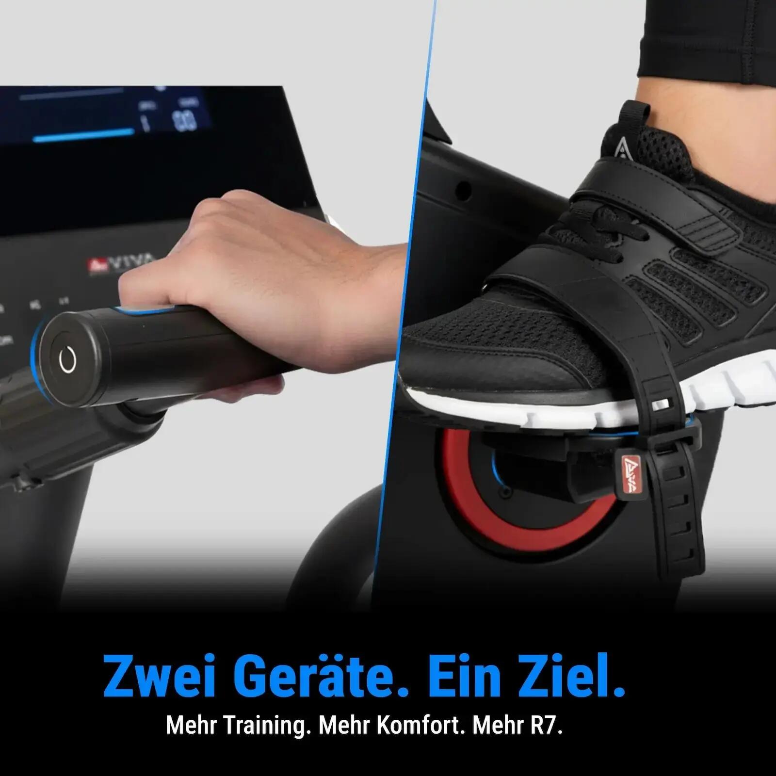 AsVIVA R7 Liegeergometer mit Armtrainer 12/13